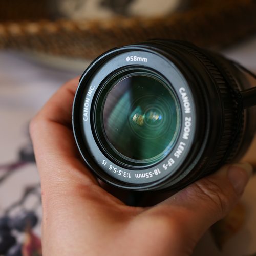 Photos & videos — Canon lens